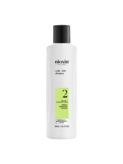 NIOXIN PRO CLINICAL natūraliems plaukams augimą skatinantis šampūnas SYS2 SCALP & HAIR SHAMPOO, 300 ml