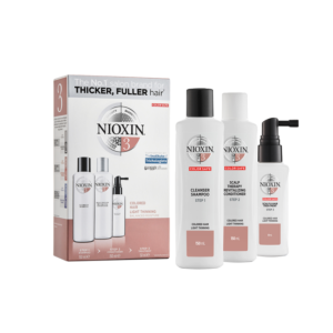 NIOXIN retėjančių dažytų plaukų priežiūros priemonių rinkinys SYSTEM 3