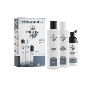 NIOXIN pastebimai retėjančių natūralių plaukų priežiūros priemonių rinkinys SYSTEM 2